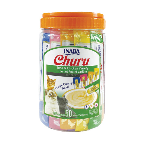 Inaba Churu Cat Tuna & Seafood Variety Jar 50 tube (700g)