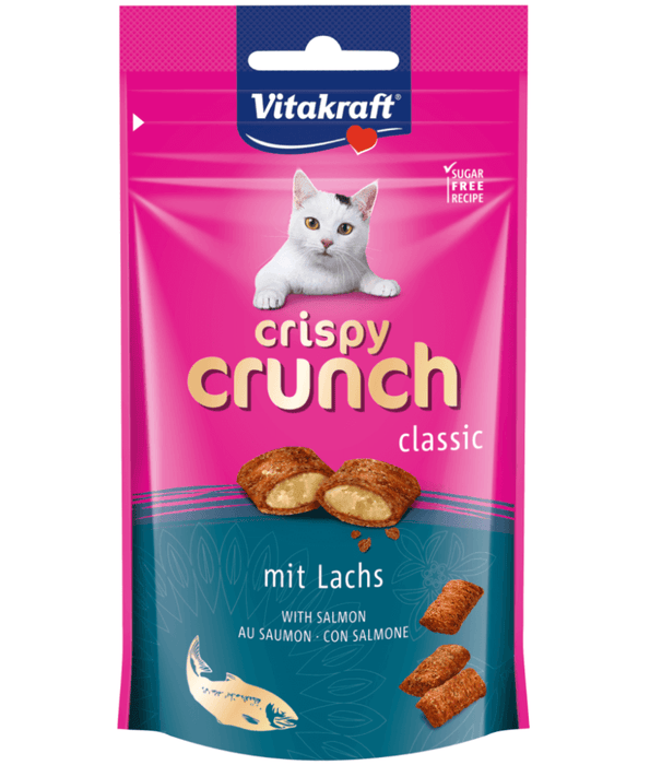 Vitakraft Crispy Crunch Salmon cat treats 60g