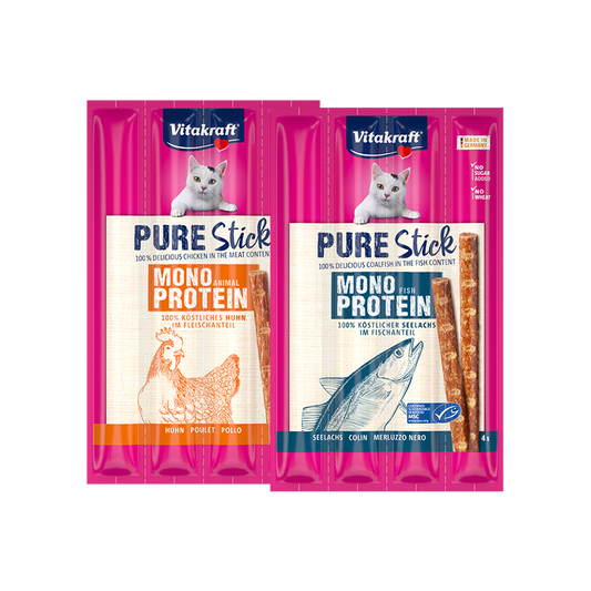 Vitakraft Pure Stick Coalfish Cat Treats 20g