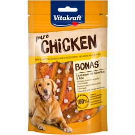 Vitakraft Chicken Bonas Sticks with Cheese Dog Chews 80g