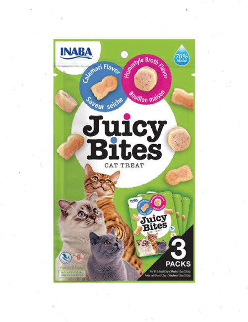 Inaba Juicy Bites Homestyle Broth & Calamari Flavor (33.9g)